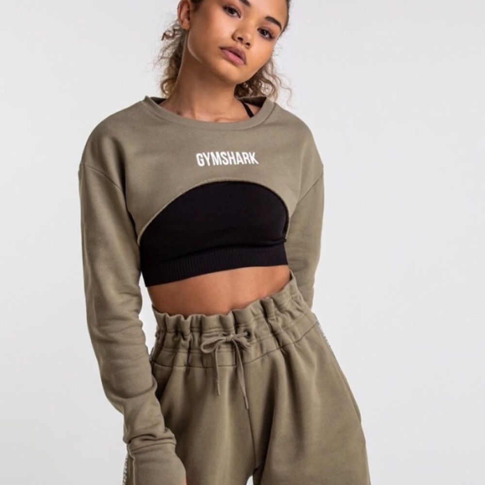 Gymshark Khaki Sweater